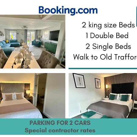 Waterside Mufc & Trafford Centre Townhouse 4 Bedroom Free Parking Manchester Luaran gambar