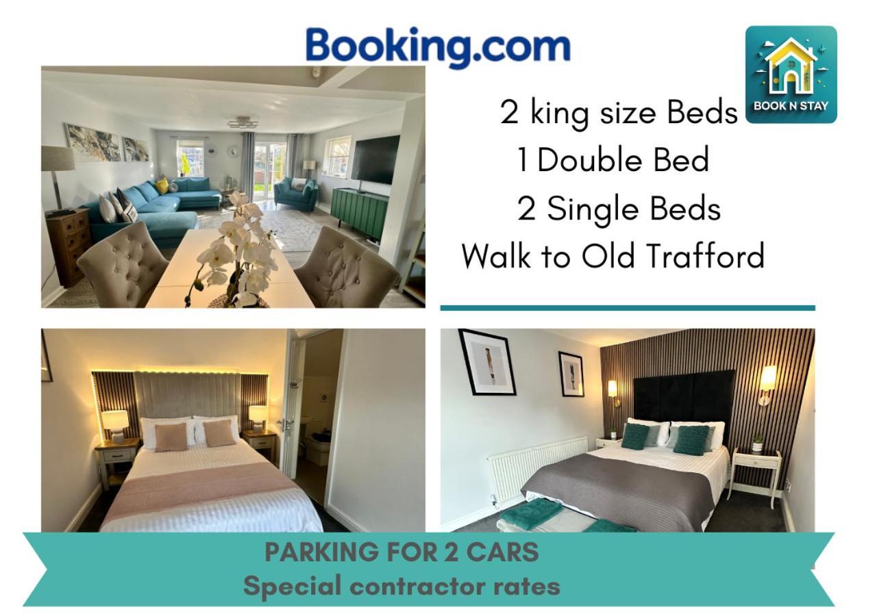 Waterside Mufc & Trafford Centre Townhouse 4 Bedroom Free Parking Manchester Luaran gambar